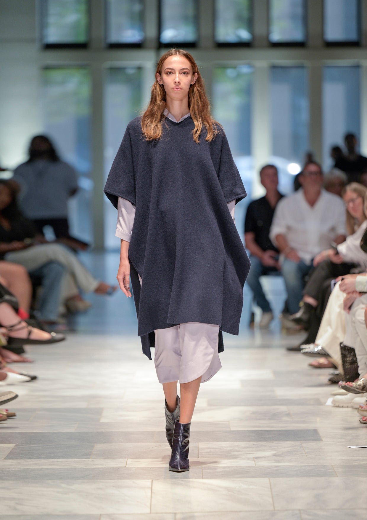 Riding Knit Hood Cape
