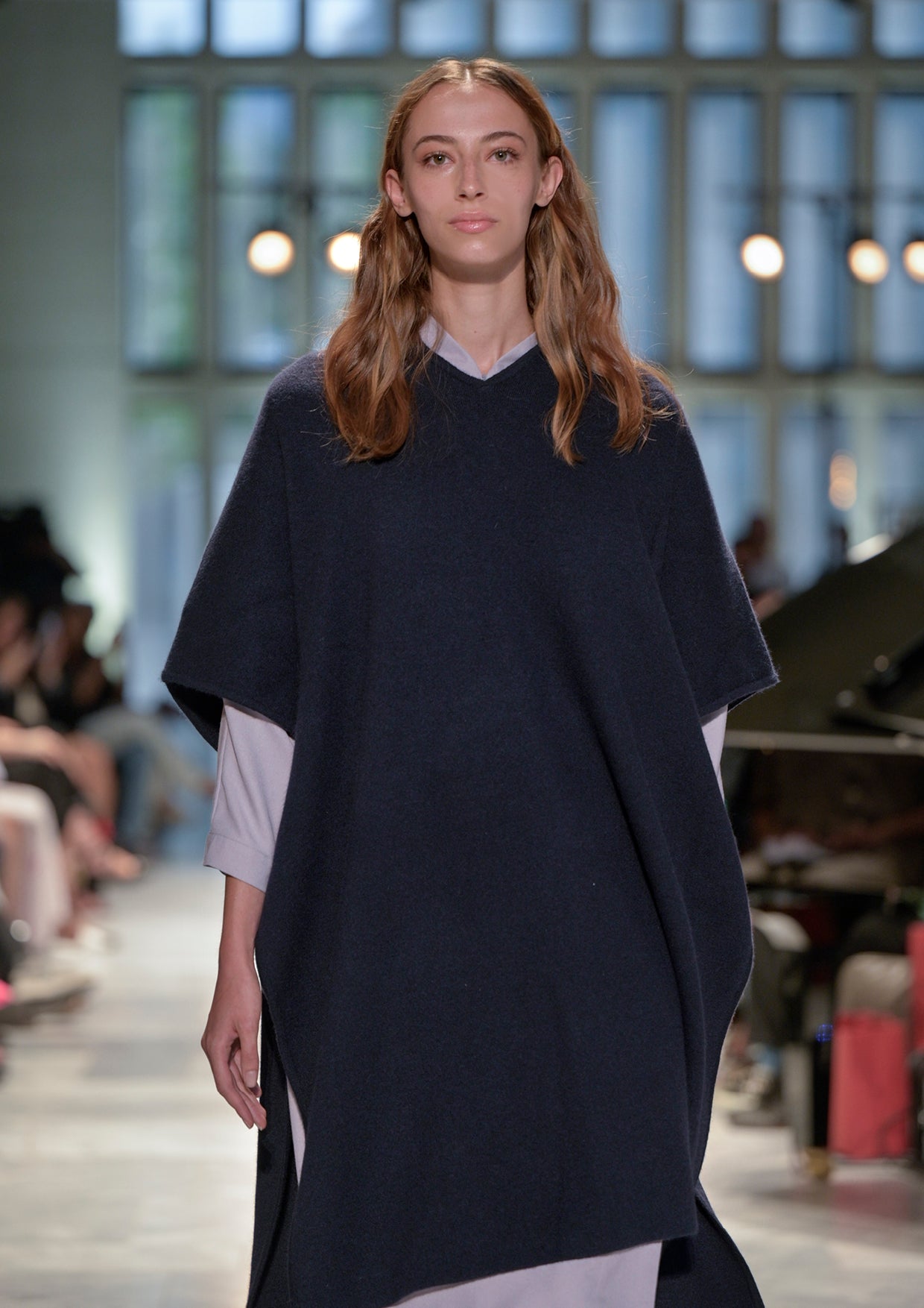 Riding Knit Hood Cape