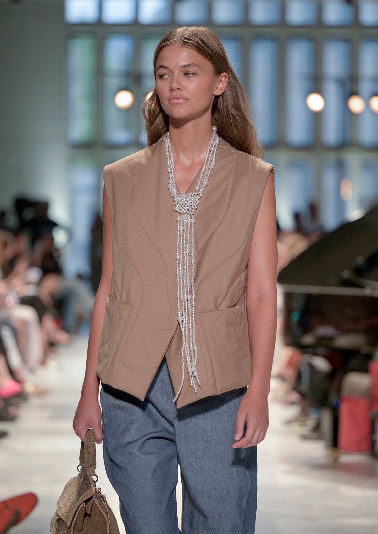 Nubi Vest Organic, Beige