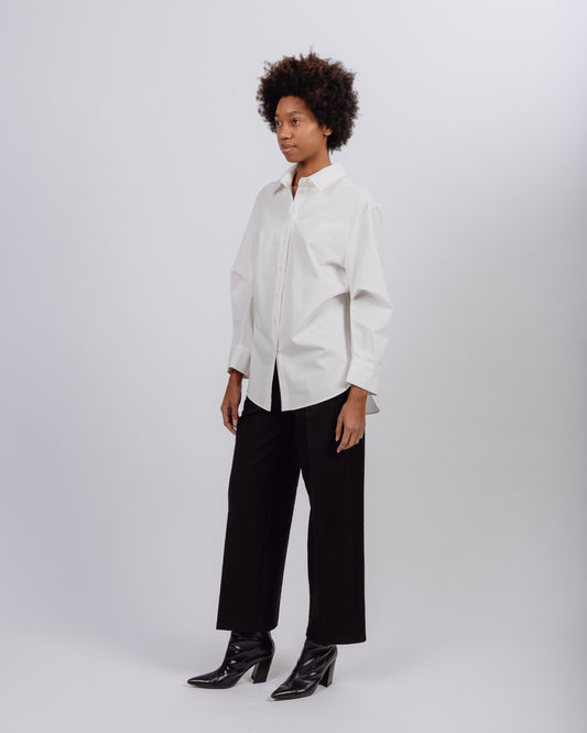 Origami Sleeves Shirt, Off-white
