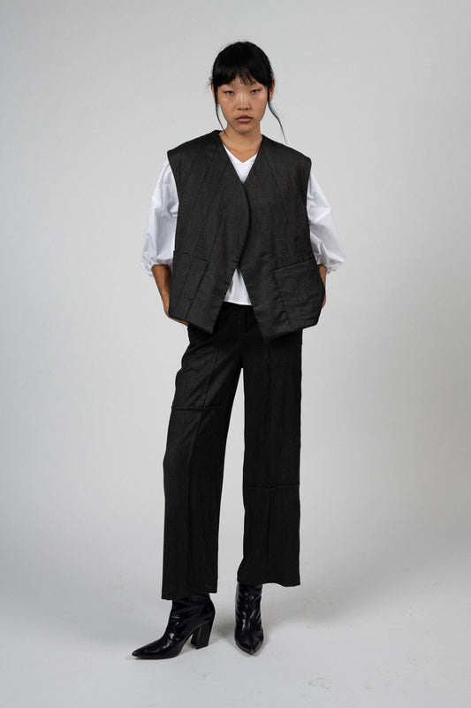 Nubi Vest Classic, Melange Grey