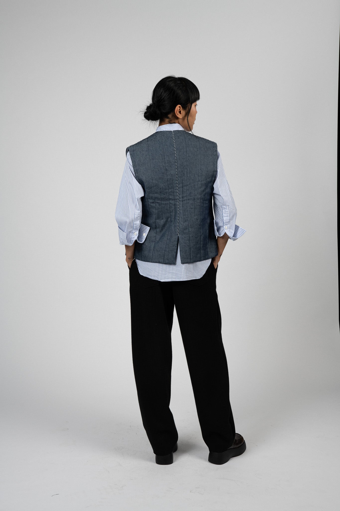 Nubi Vest Classic, Dark Denim