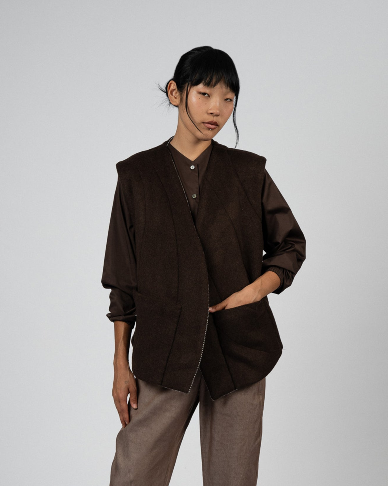 Fog Shirt Sepia