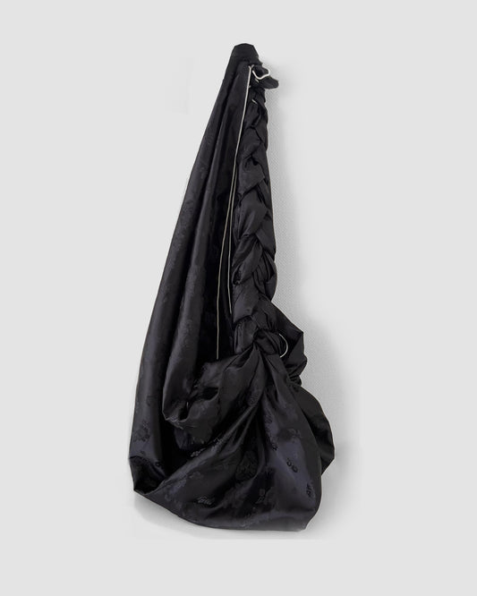 Bojagi Bag Korean Satin Black