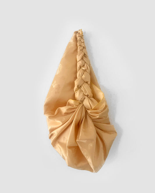 Bojagi Bag Korean Satin Yellow