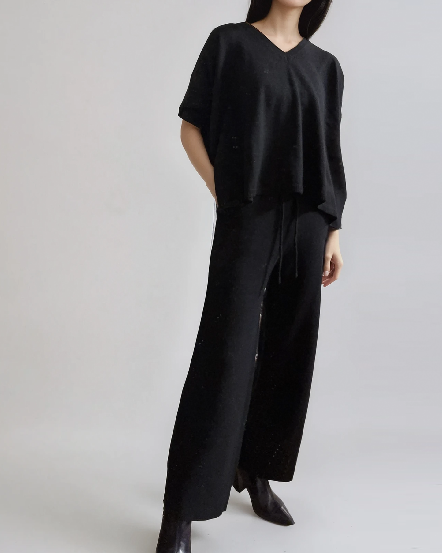 Pure Cashmere Pullover Black