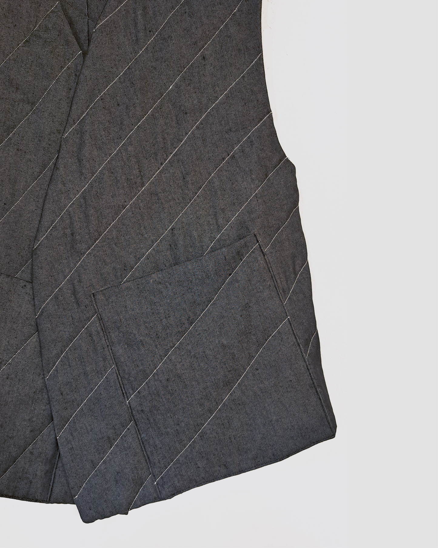 Nubi Vest Wide, Dark Denim