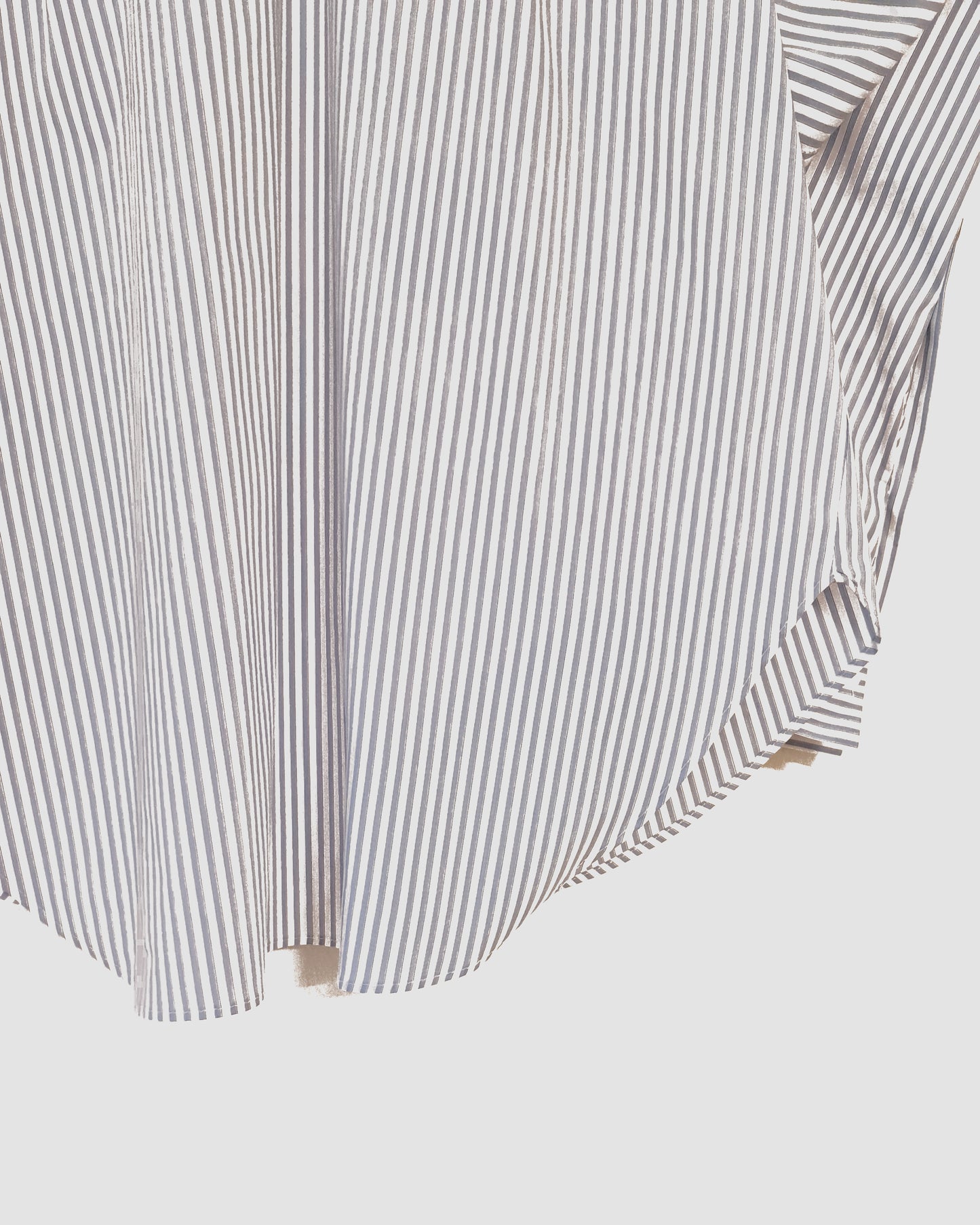 Origami Sleeves Shirt, Marine Striped
