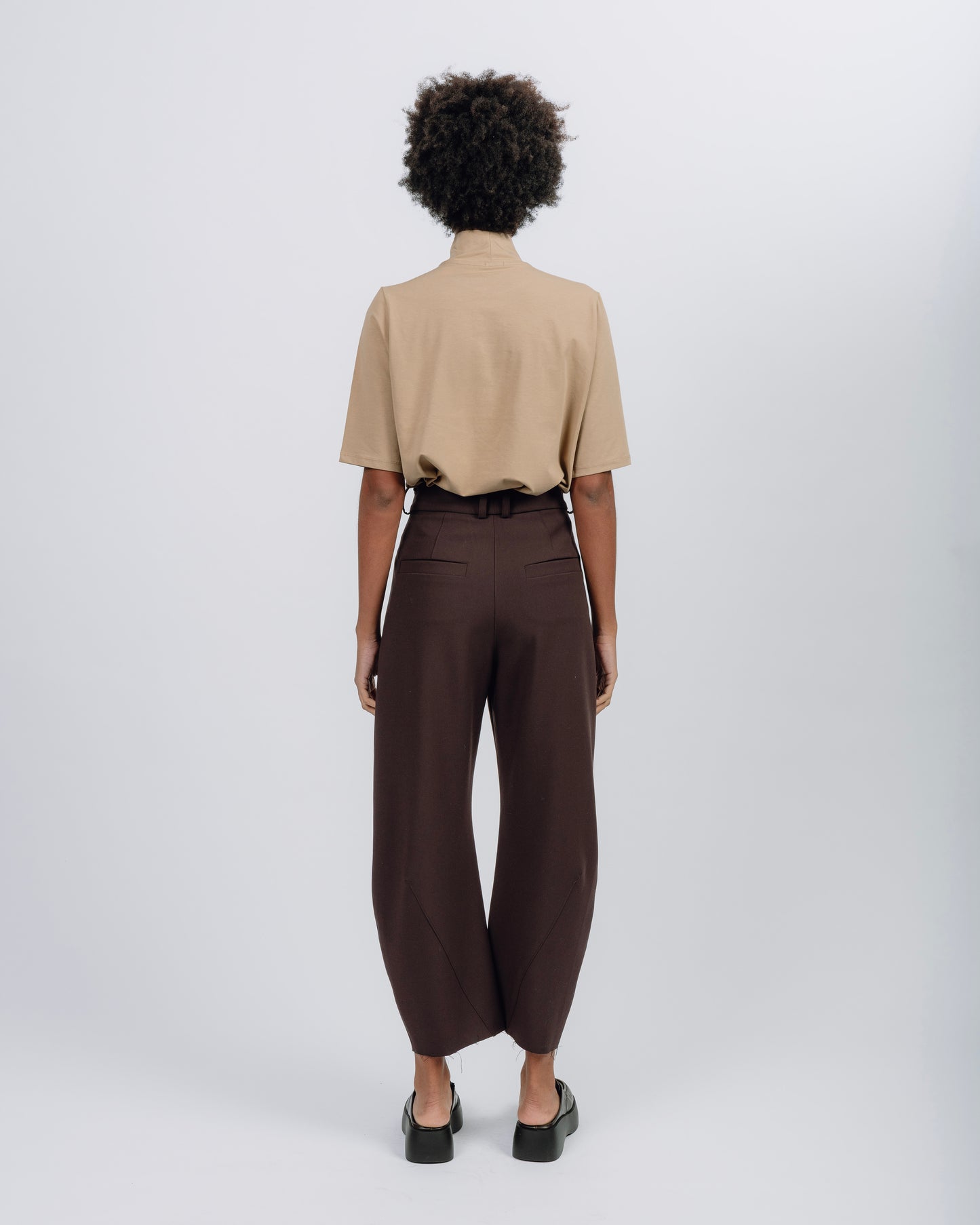 Twist Pants, Eggplant