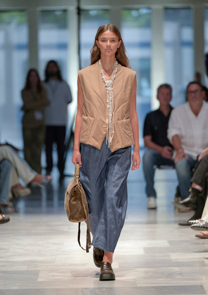 Nubi Vest Organic, Beige