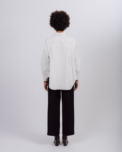 Origami Sleeves Shirt, Off-white