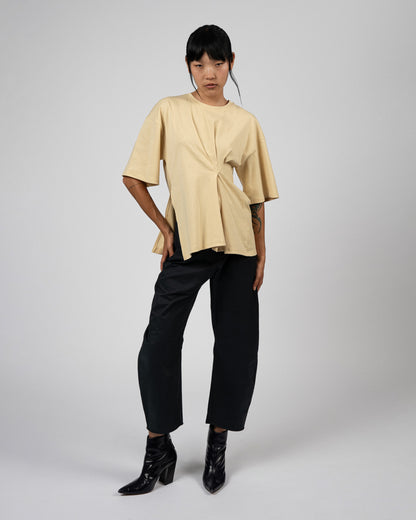 Draped T-Shirt Yellow