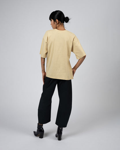 Draped T-Shirt Yellow