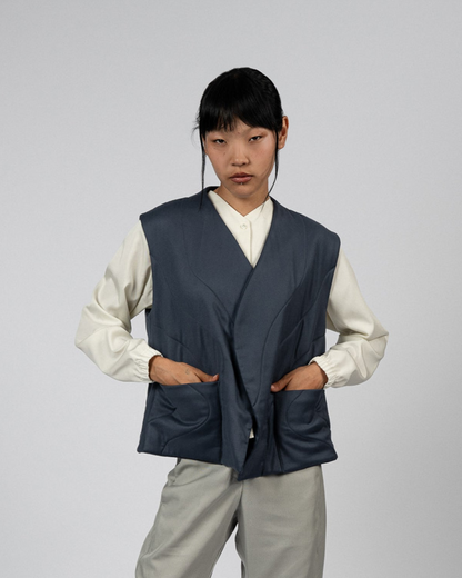 Nubi Vest Organic, Slate Blue