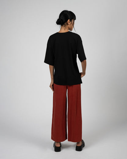 Lotus Pants Crimson Red