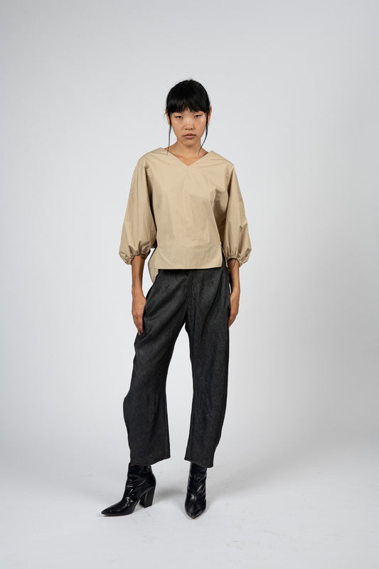 Twist Pants Dark Denim