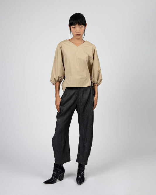 Twist Pants Dark Denim