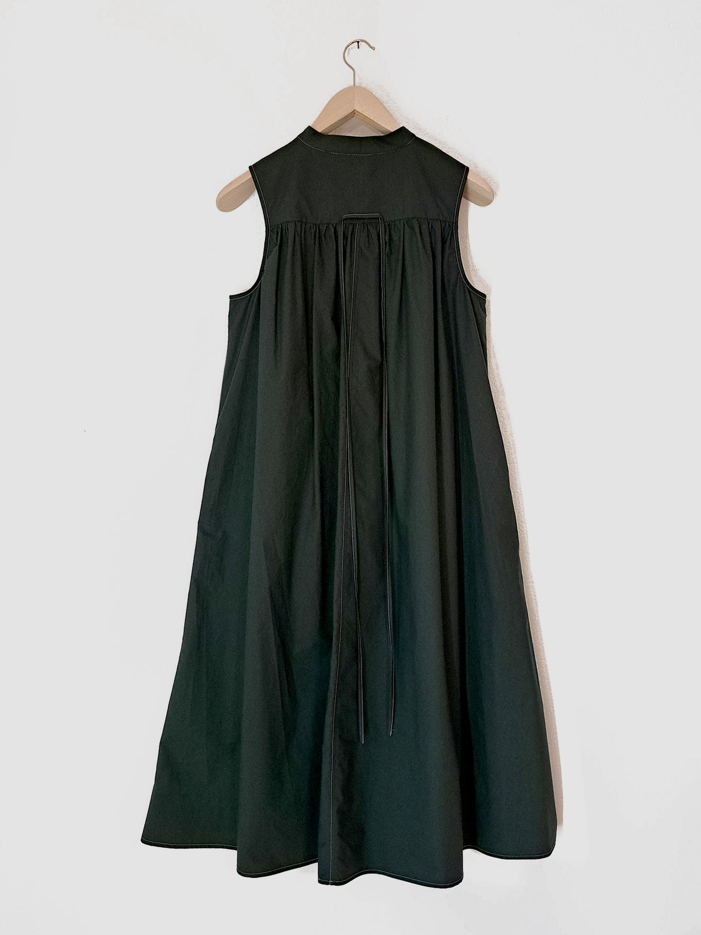 Fog Dress Forest Green