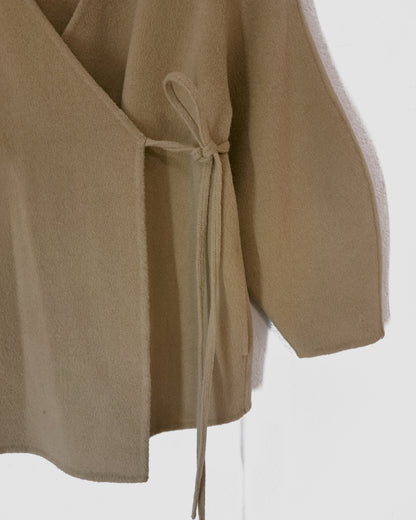 Cashmere Wrap Jacket Capuccino