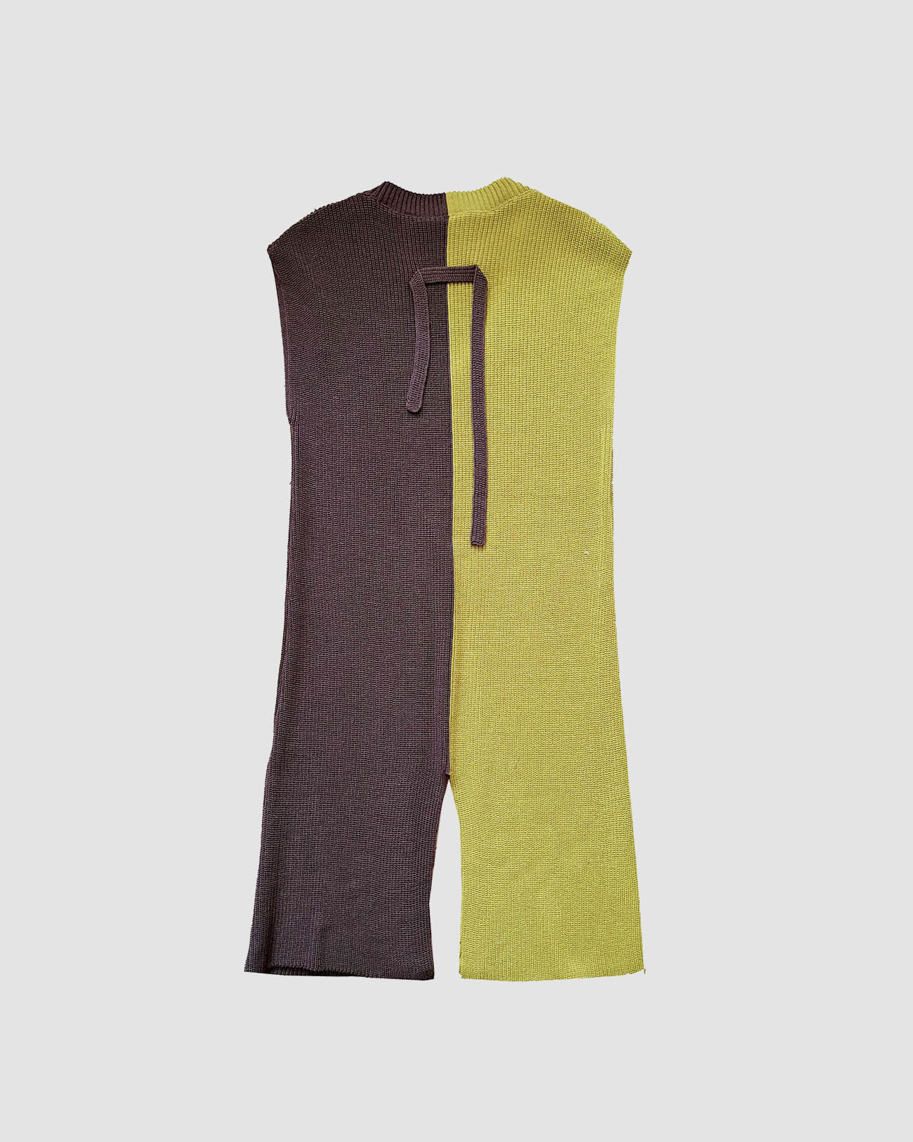 Knit Vest Mustard