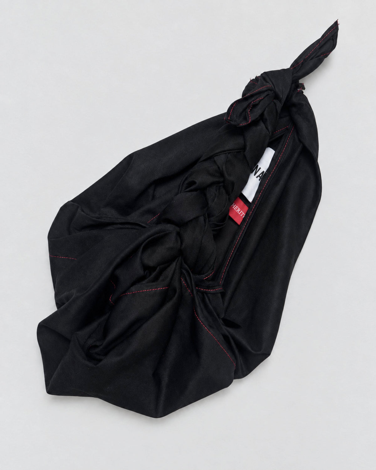 Bojagi Bag Mini in black, full view