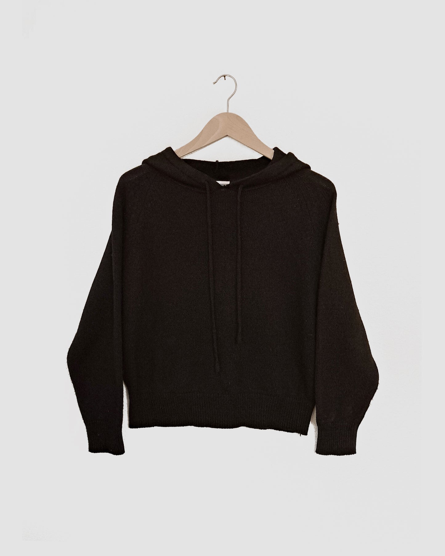 Après-Ski Knit Hoodie Black