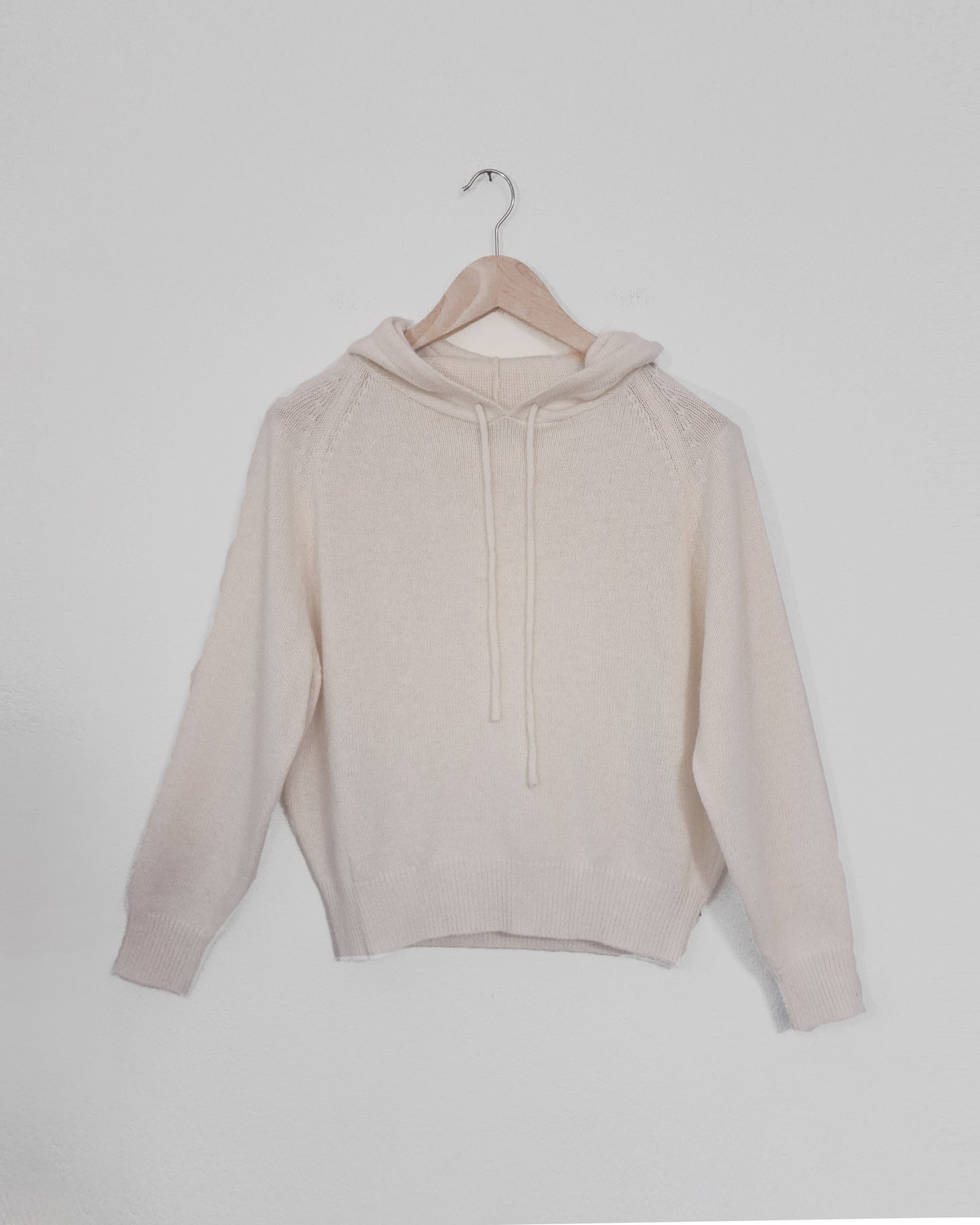 Après-Ski Knit Hoodie Ivory