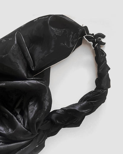 Bojagi Bag Korean Satin Black
