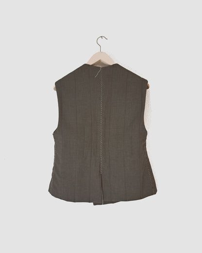 Nubi Vest Classic Taupe