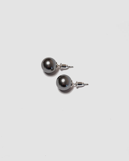 Grey Pearl Earrings