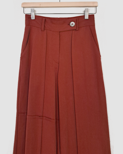 Lotus Pants Crimson Red