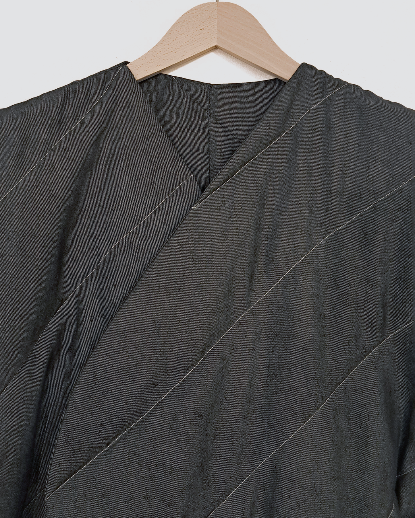 Nubi Vest Coat, Dark Denim
