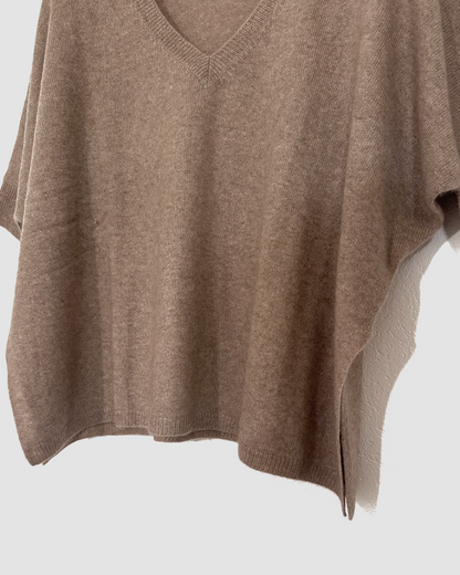 Pure Cashmere Pullover Taupe