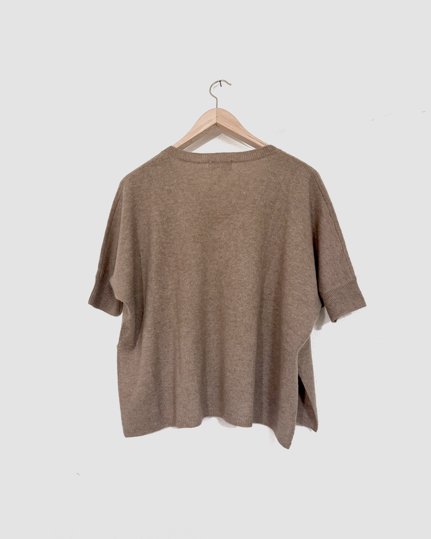 Pure Cashmere Pullover Taupe