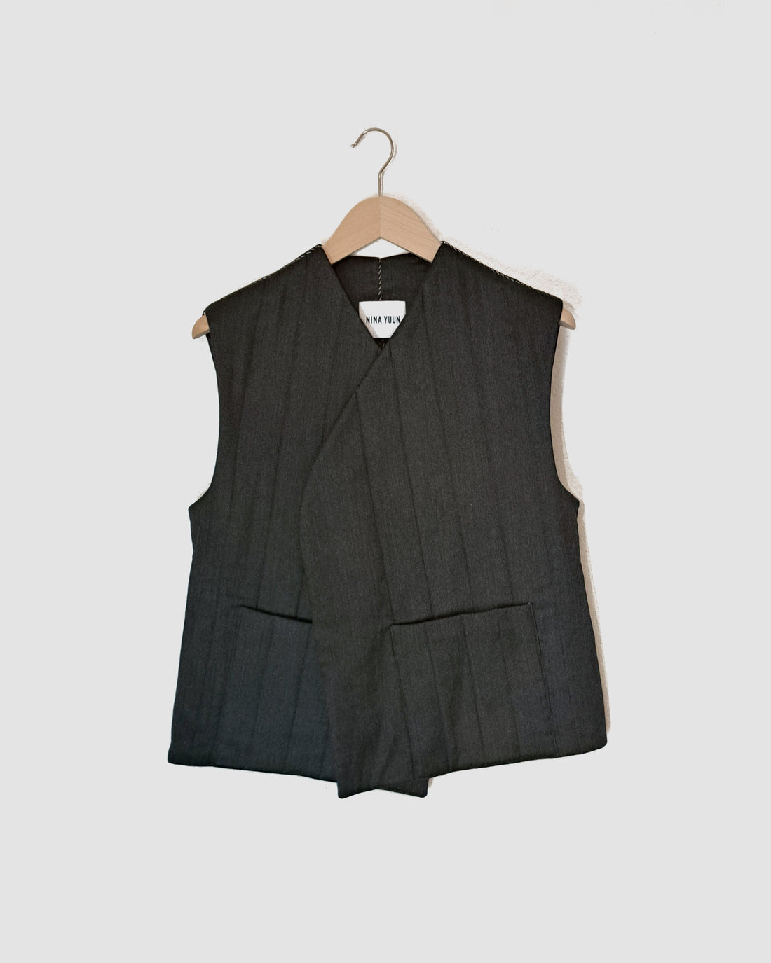 Nubi Weste Classic, Graumeliert