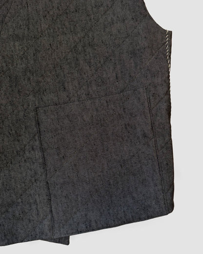 Nubi Vest Wide, Dark Denim (Mens Fit)