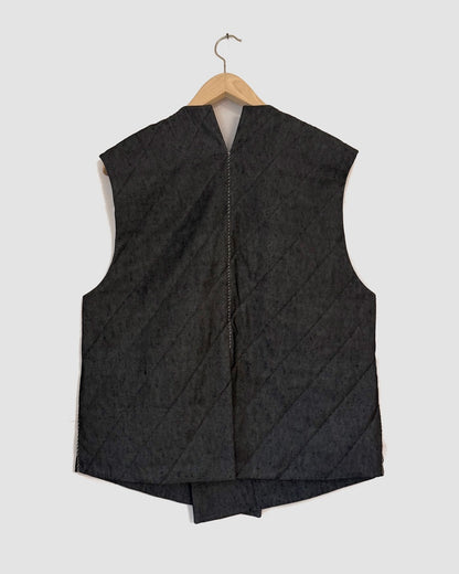 Nubi Vest Wide, Dark Denim (Mens Fit)