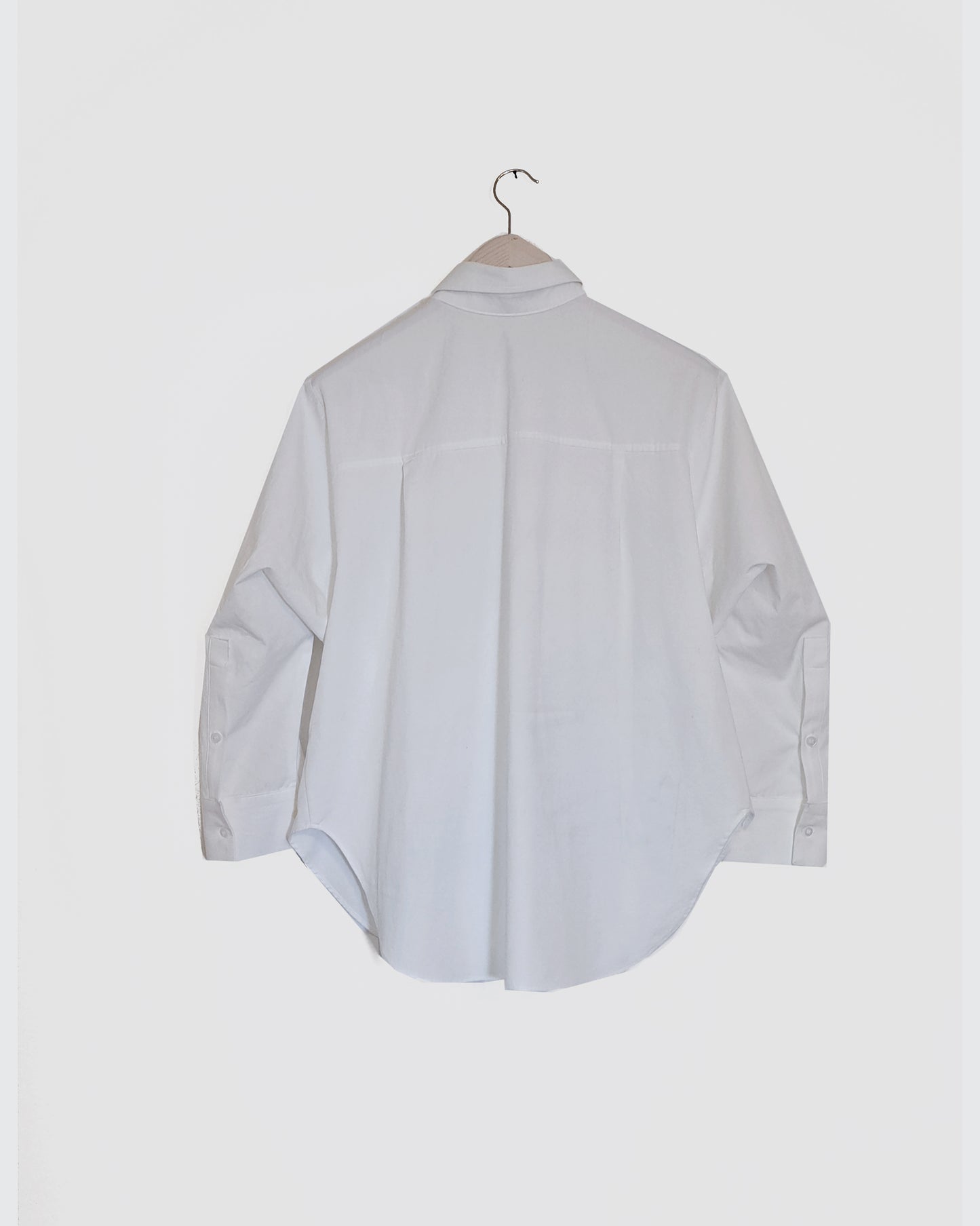 Origami Sleeves Shirt, Off-white (Preorder)