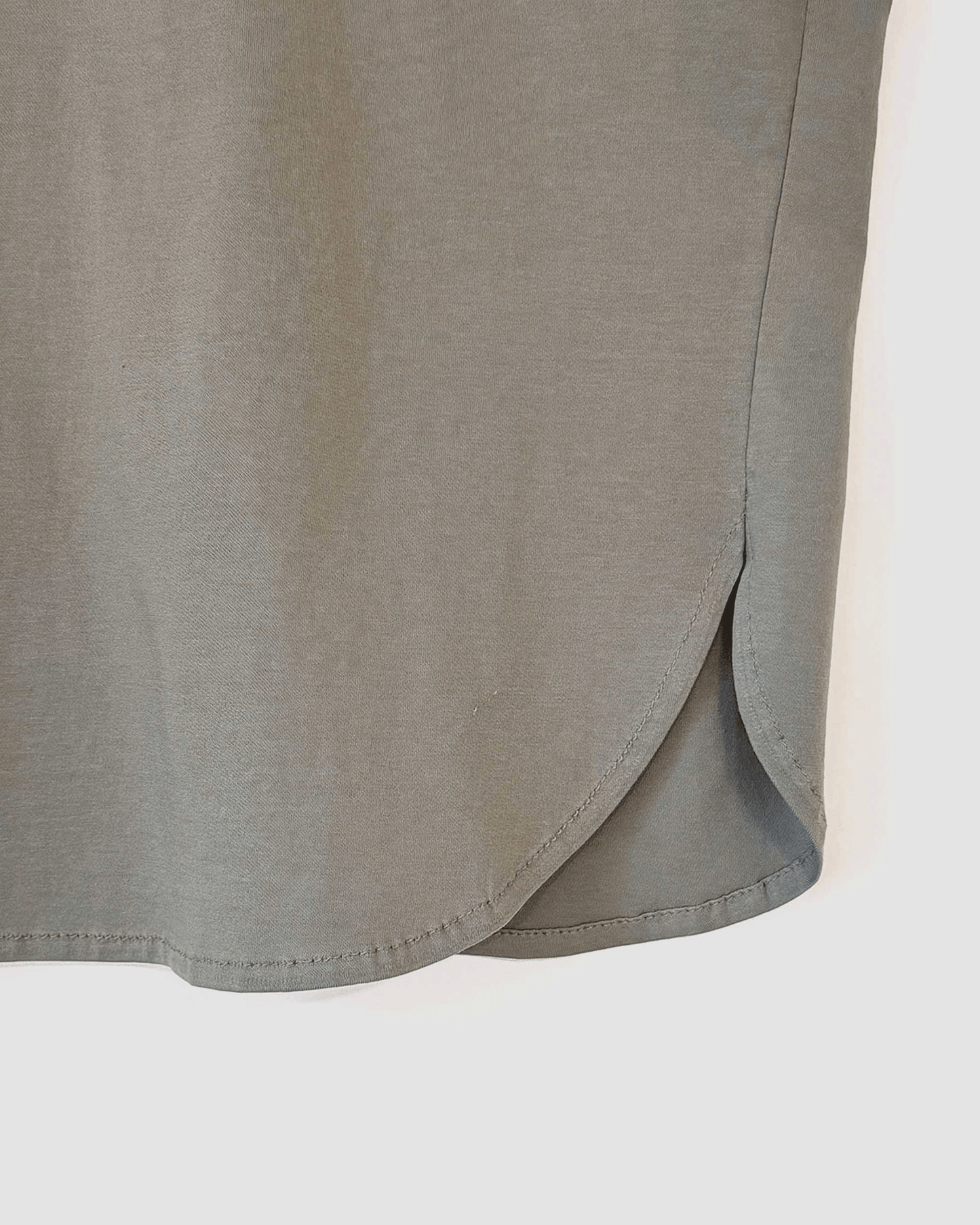 Draped T-Shirt Weiss