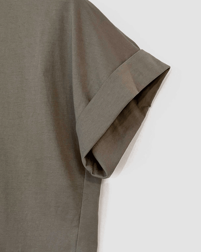 Draped T-Shirt Weiss