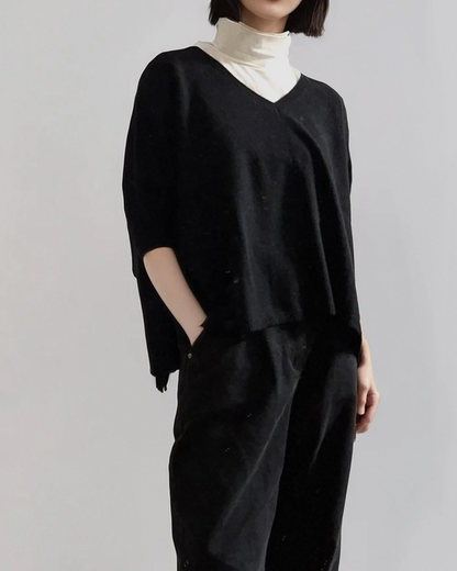 Pure Cashmere Pullover Black
