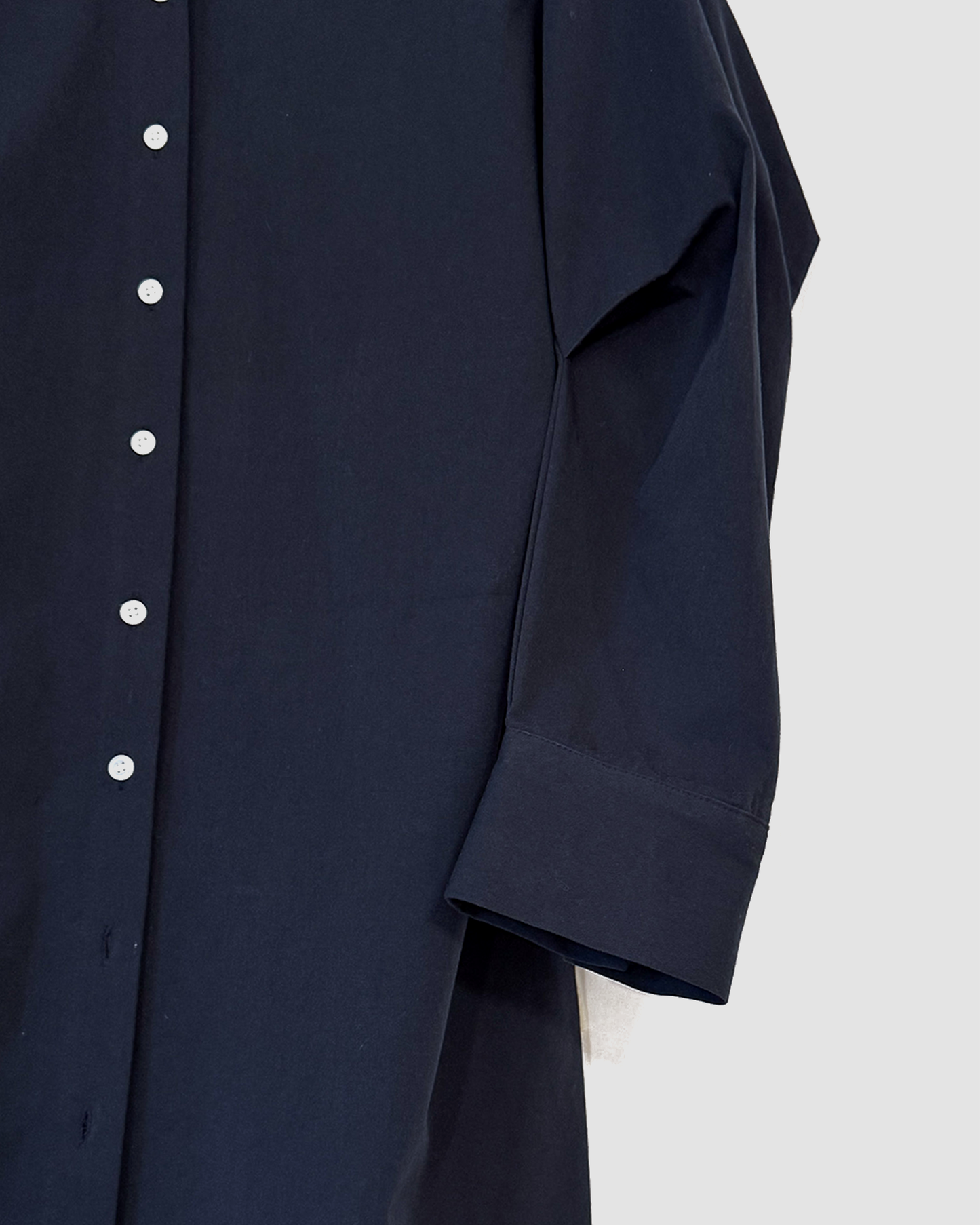 Origami Shirt Dress, Midnight