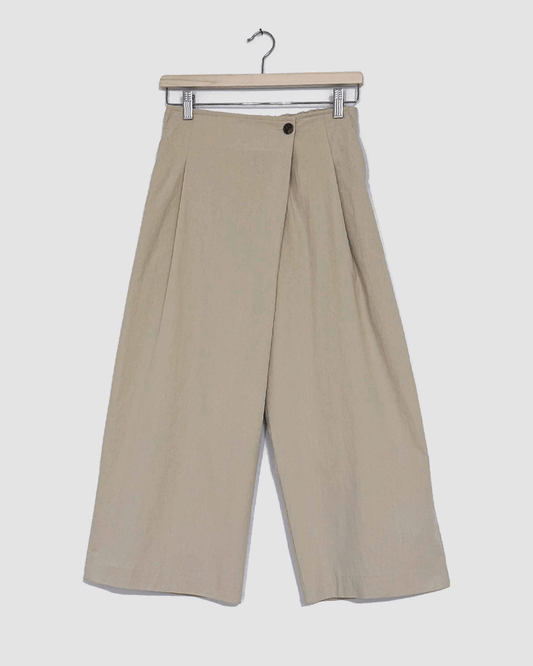 Wrapped Pants, Beige