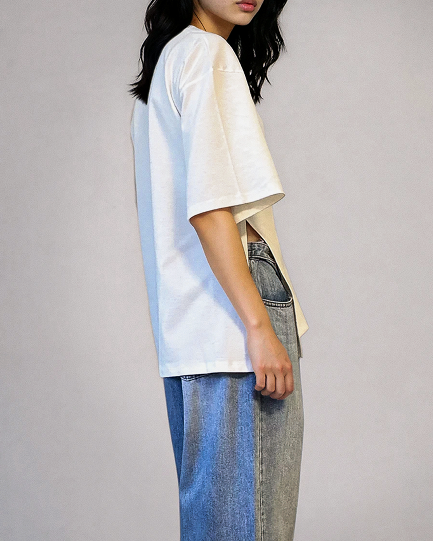 Draped T-Shirt Yellow