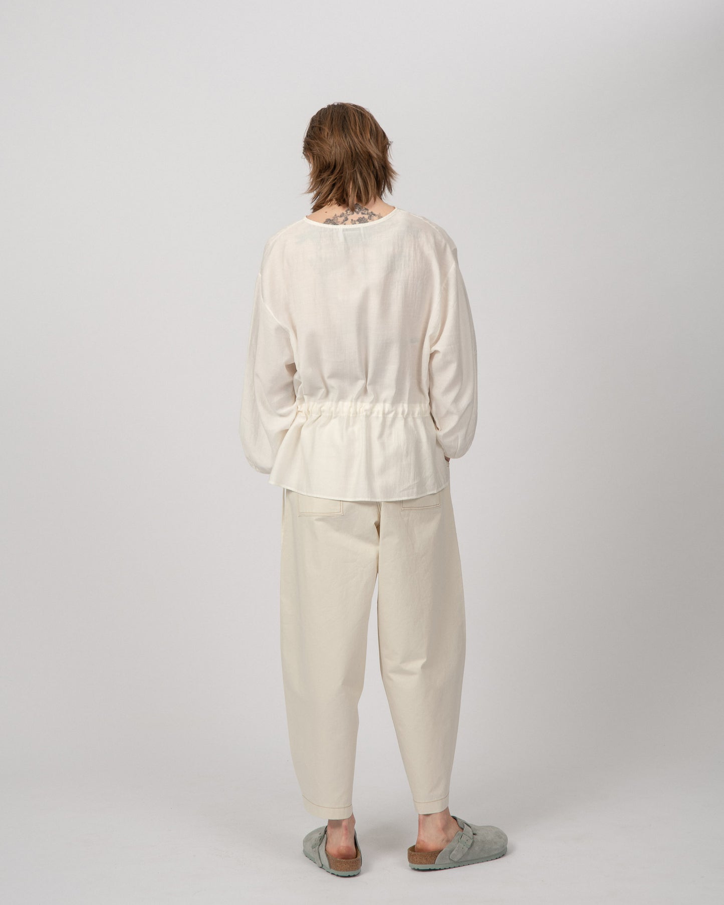 Rayon Blouse, Eggshell