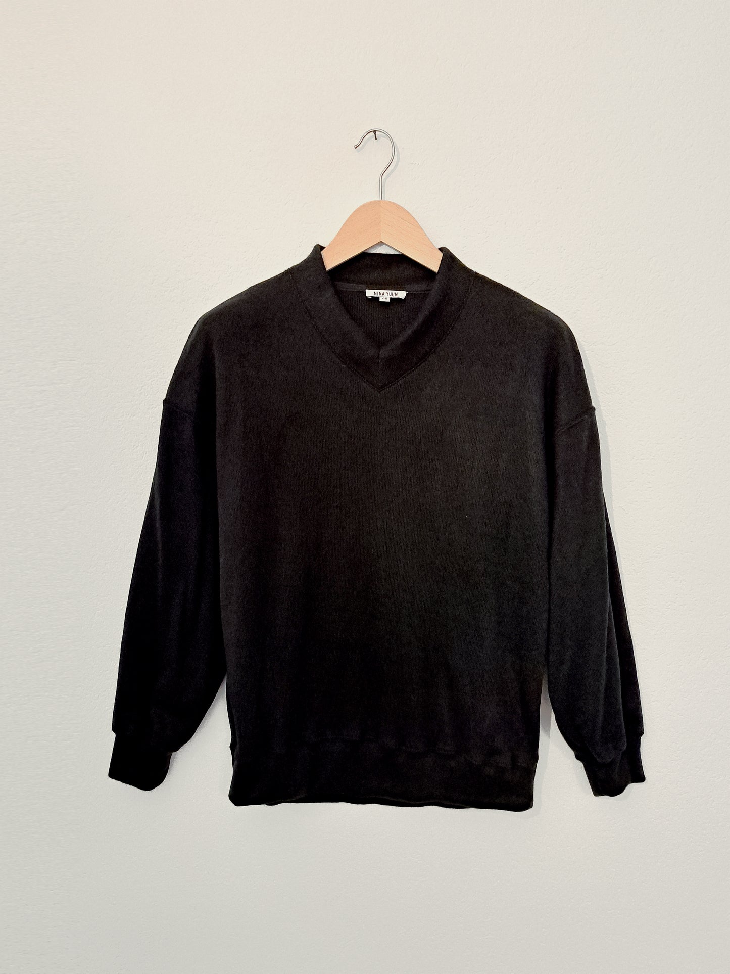 Angora Top Schwarz