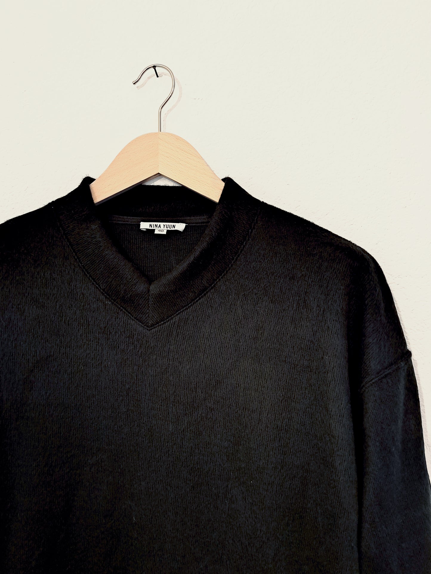 Angora Top Black