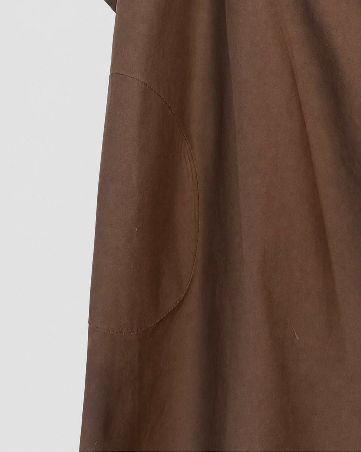 Lotus Dress, Sepia – pocket detail