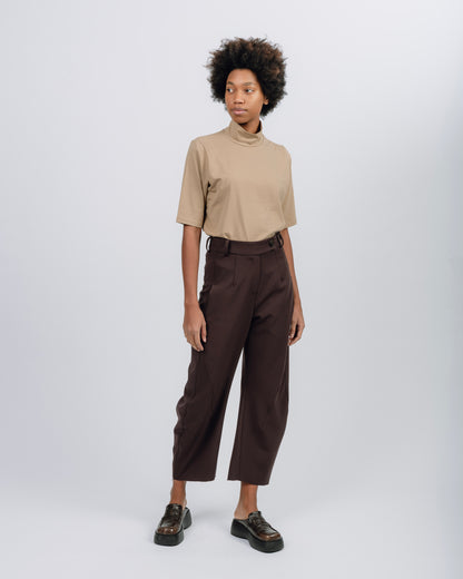 Twist Pants, Eggplant