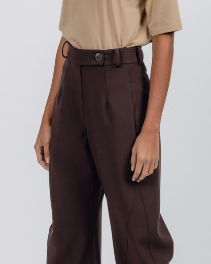 Twist Pants, Eggplant